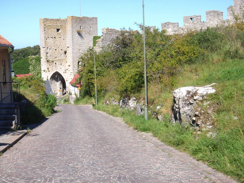 Visby city wall/fortress.